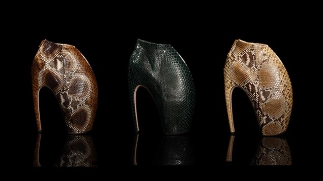 Material variations turn footwear into a collection of objects
